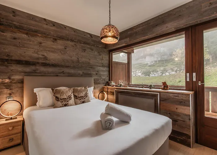 Red Touch - Balcon Vue Et Confort En Famille Megève